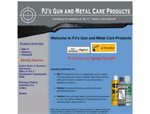 Tablet Screenshot of pjsproducts.com